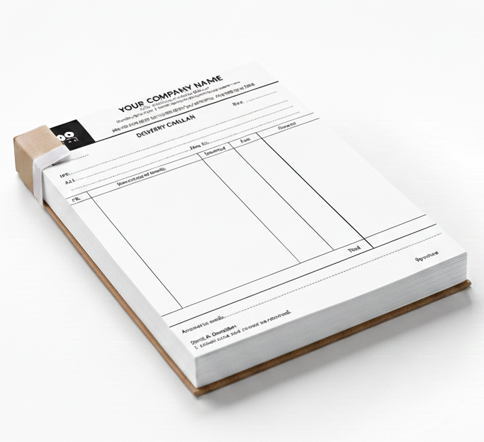 Delivery Challan (Custom & Monochromatic)