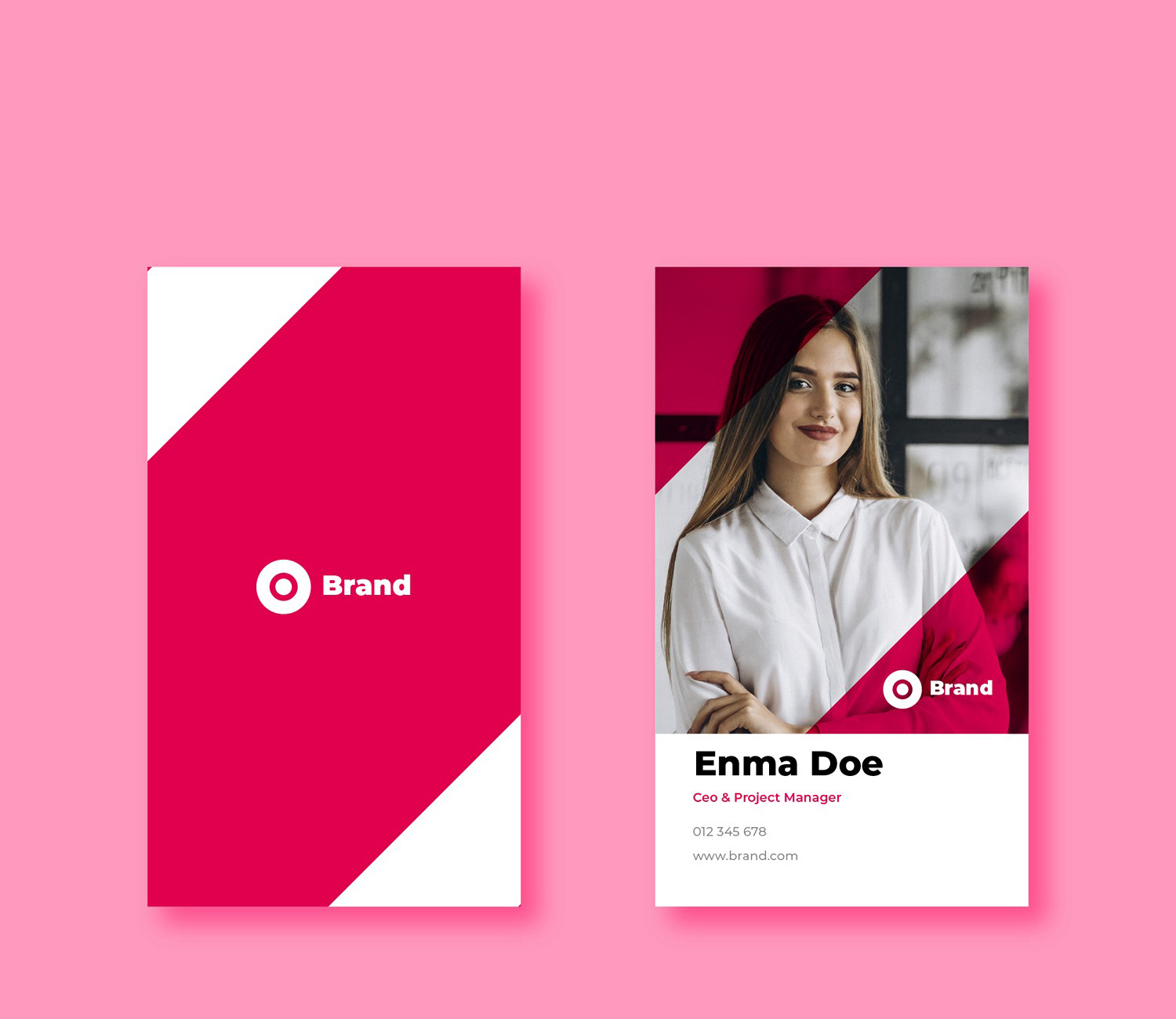 Modern & Chic Digital ID Card - Instant Download