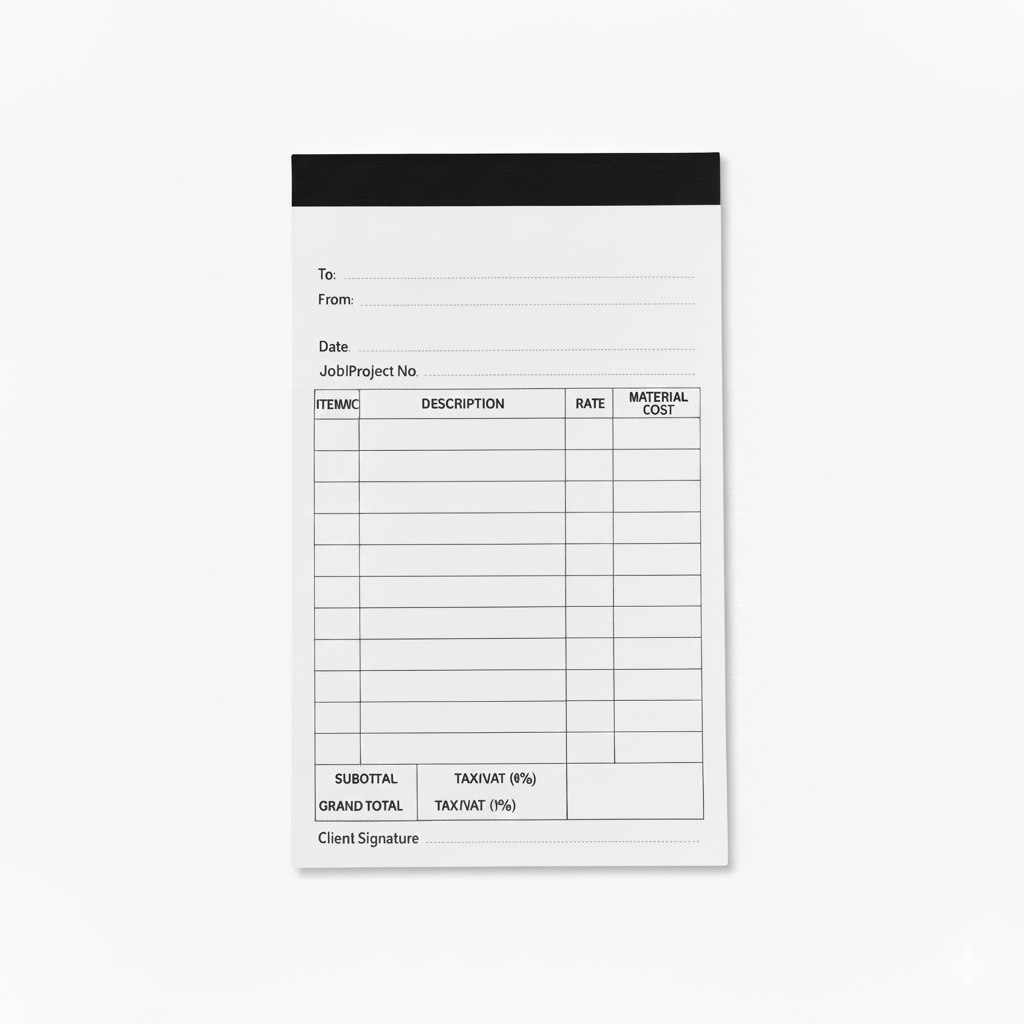Cost Estimate Book (Custom & Monochromatic)