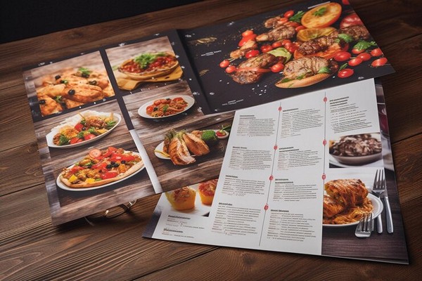 Folded Menu Cards
